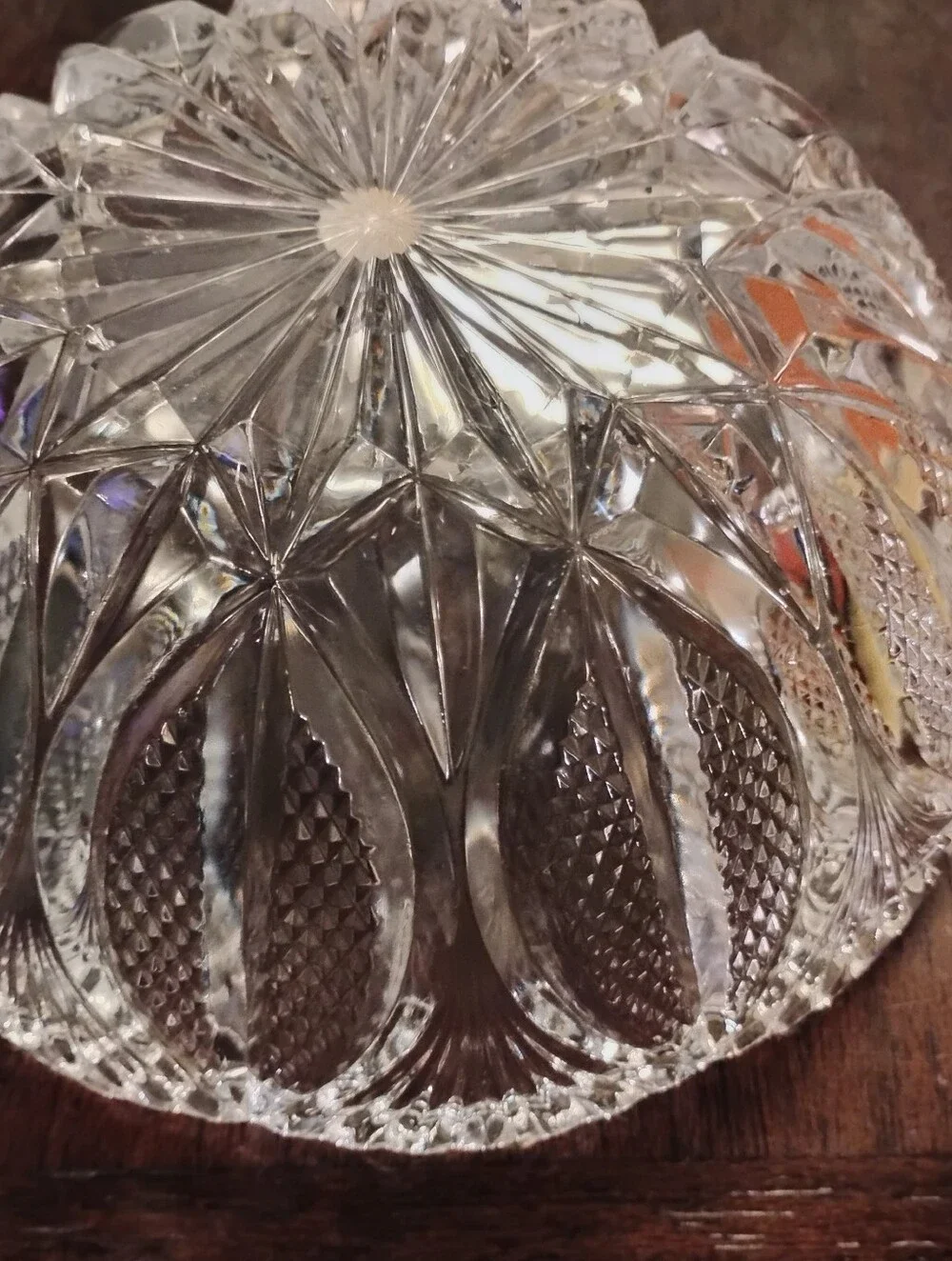 Vintage Hoya Crystal Serving Bowl
